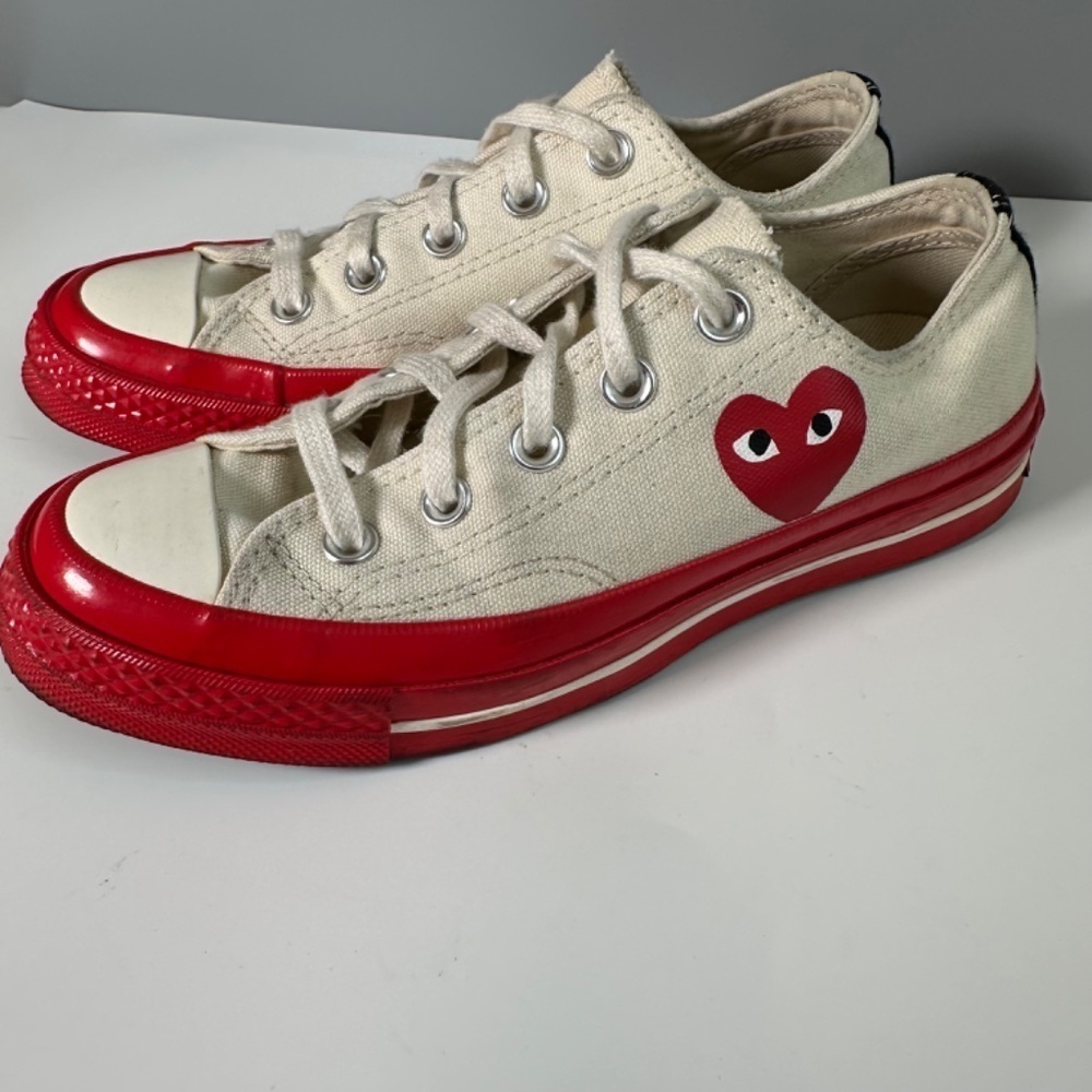 Converse Comme des Garçons Play Sneakers Chuck Taylor Unisex Womens 5 Men 3